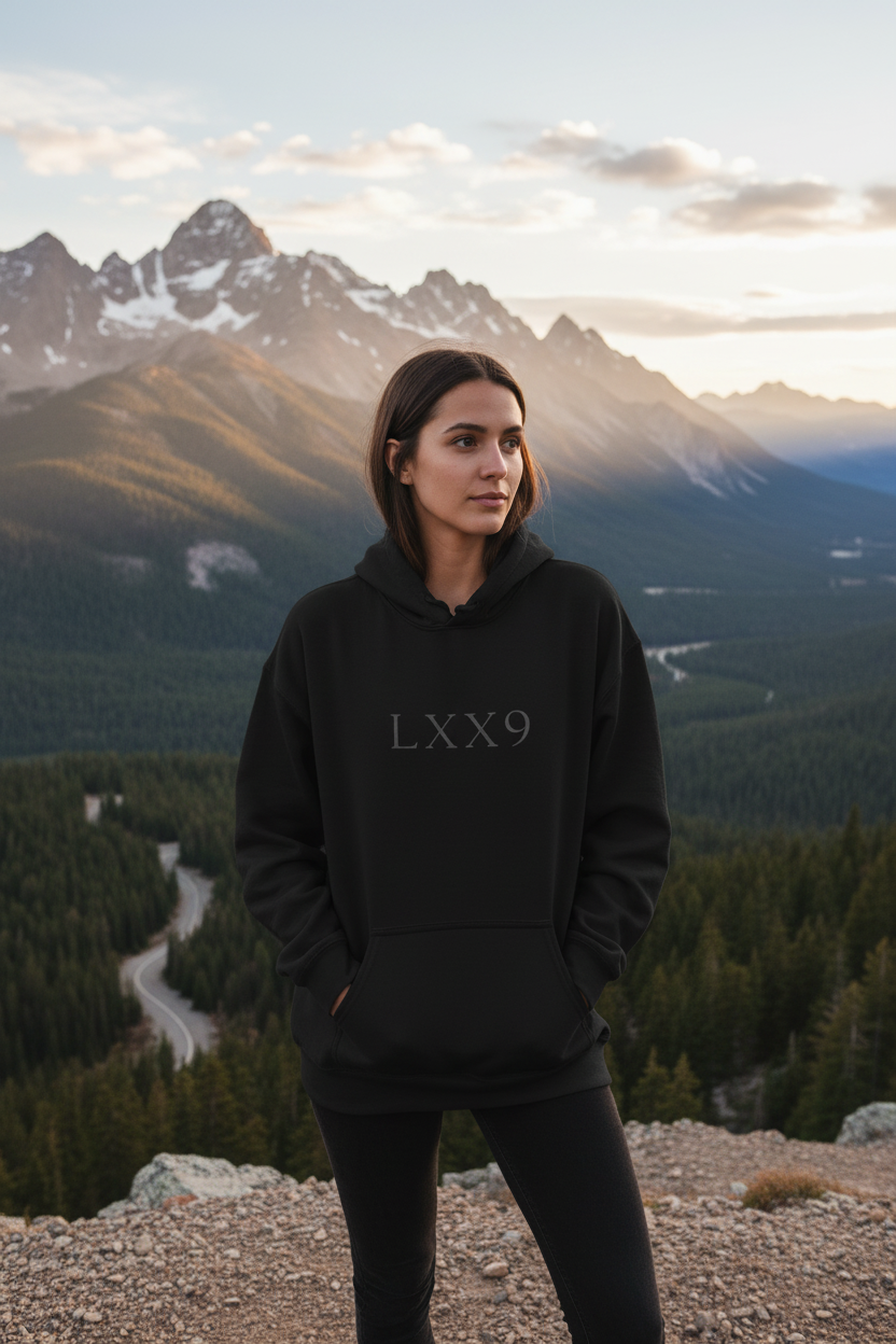 LXX9 Unisex Hoodie - Woman in Nature
